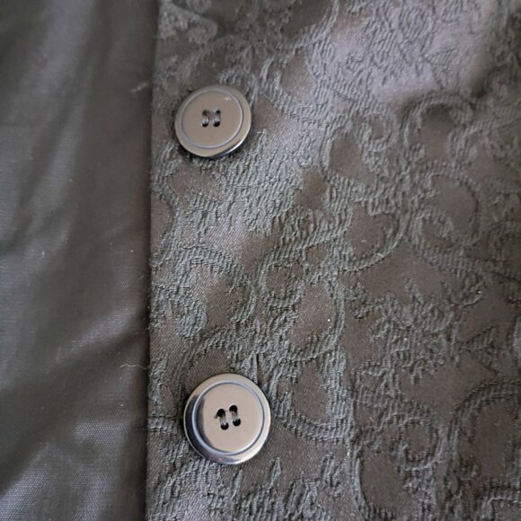 Classic Black Patterned Short Sleeve Blazer by Renee Dumar Studio – Sz 8 - Picture 6 of 9